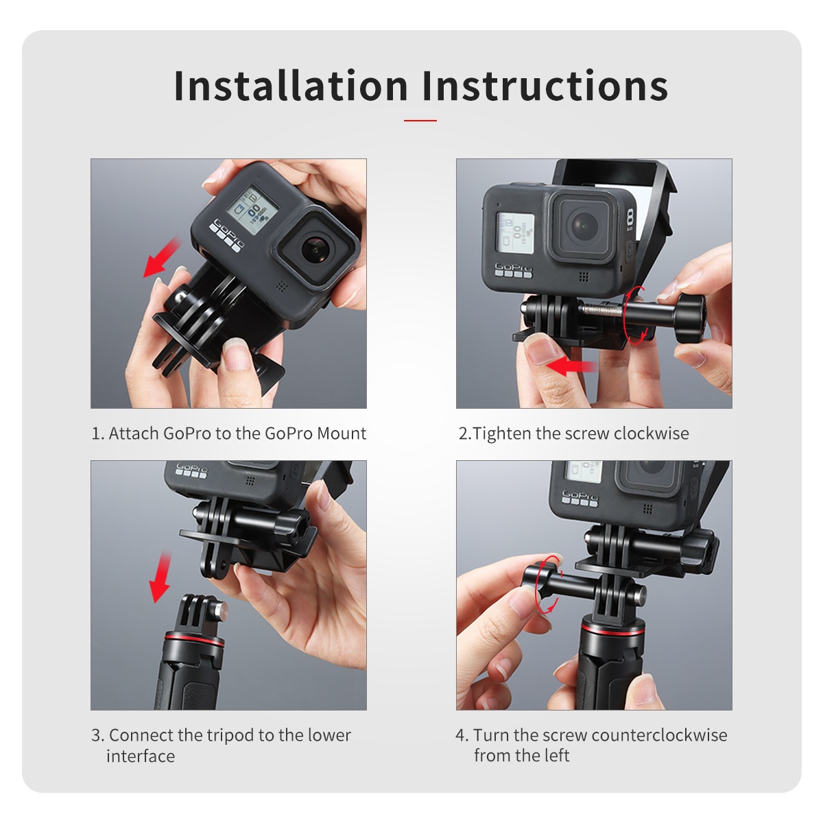 Ulanzi GP-5 Universal GoPro Selfie Vlog Flip Up Mirror-india-tiyana