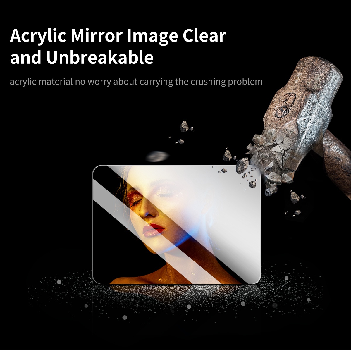 Ulanzi GP-5 Universal GoPro Selfie Vlog Flip Up Mirror-india-tiyana