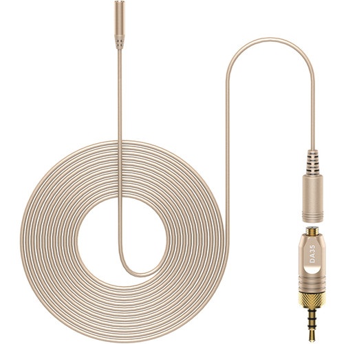 Deity Microphones W.Lav Pro DA35 Omnidirectional Lavalier Microphone with Microdot to Locking 3.5mm Adapter (Beige)-india-tiyana