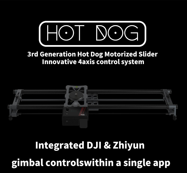 YC Onion Hot Dog 100cm Carbon Fiber Motorized Camera Slider-india-tiyana