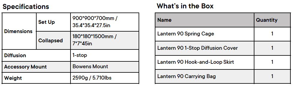 aputure-lantern-90-specs-india-tiyana