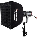 LIGHT CONTROL GRID Following Aputure’s philosophy of ultimate light control for both soft and hard lights, the LS 60 Softbox includes a fabric light control grid to give the soft light direction and minimize excess spill.