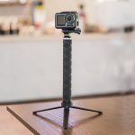 TELESIN TE-MNP-90T 90cm Carbon Fiber Extendable Selfie Monopod with Aluminum Tripod Stand india tiyana 17