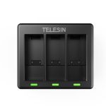 TELESIN GP-BCG-902 3-Channel Triple Battery Charger for GoPro HERO 9 india tiyana 1