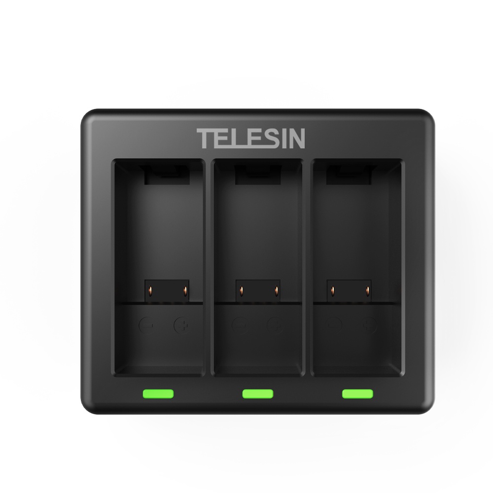 TELESIN GP-BCG-902 3-Channel Triple Battery Charger for GoPro HERO 9 india tiyana 1