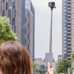 TELESIN TE-MNP-90T 90cm Carbon Fiber Extendable Selfie Monopod with Aluminum Tripod Stand india tiyana 20