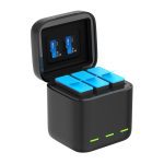 TELESIN GP-BCG-901 3-Channel USB Battery Quick Charger for GoPro Hero 9 india tiyana 5