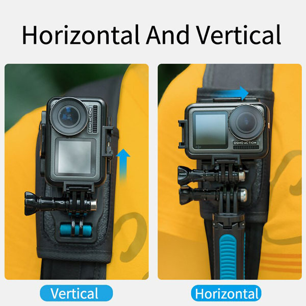 TELESIN OS-FMS-002 Multi-Function Frame with Vertical and Horizontal Modes for DJI Osmo Action india tiyana 3