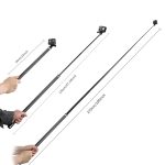 TELESIN 2.7M Long Carbon Fiber Handheld Selfie Stick Extendable Pole Monopod india tiyana 8
