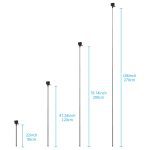 TELESIN 2.7M Long Carbon Fiber Handheld Selfie Stick Extendable Pole Monopod india tiyan 9