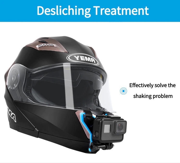TELESIN GP-HBM-MT7 Motorcycle Helmet Chin Mount for Gopro india tiyana 3