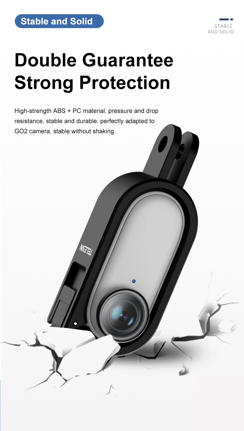 Telesin IS-CFR-001 Housing Camera frame for Insta360 Go2 india tiyana 20