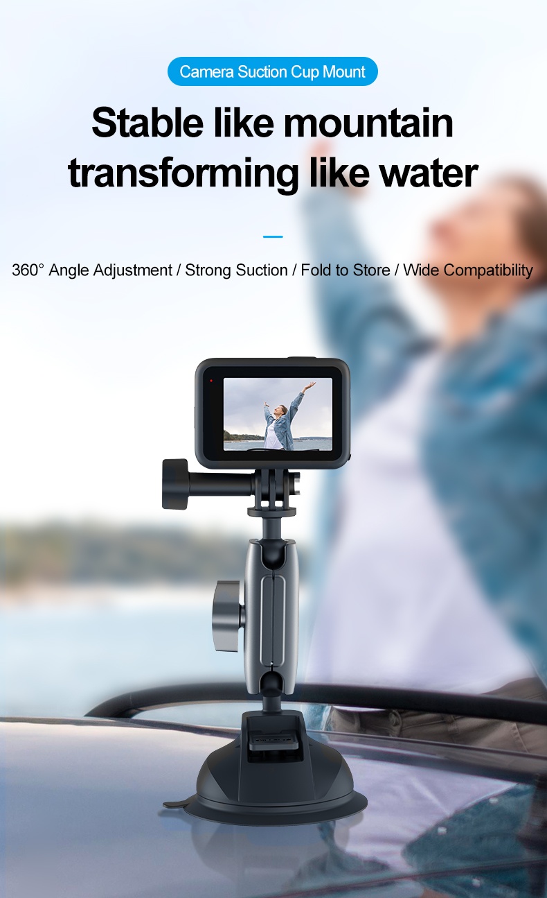 TELESIN TE-SUC-010 Camera Suction Cup Mount india tiyana 2