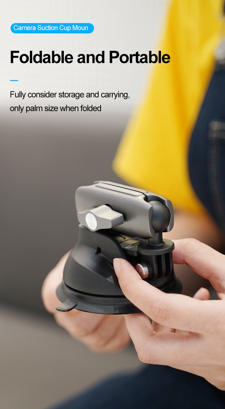 TELESIN TE-SUC-010 Camera Suction Cup Mount india tiynaa 8