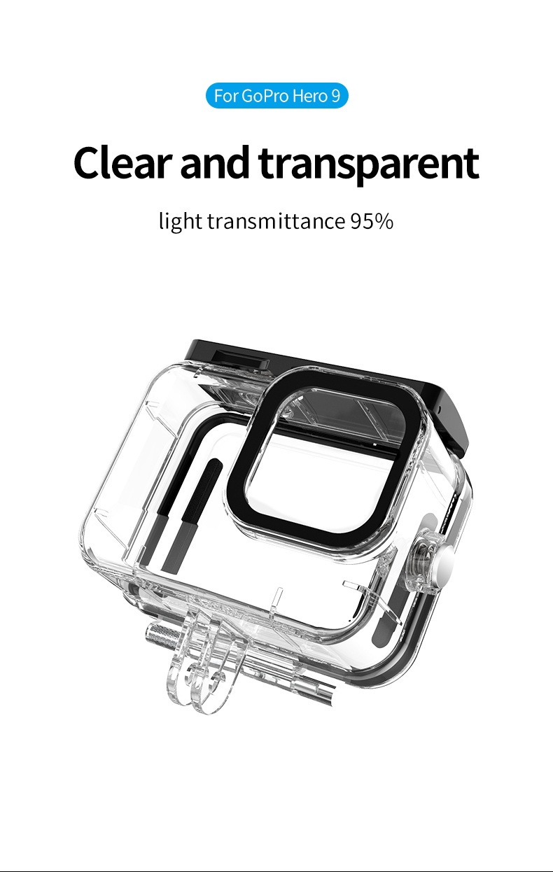 TELESIN GP-WTP-901 Waterproof Dive Case for GoPro Hero 9 india tiyana 10