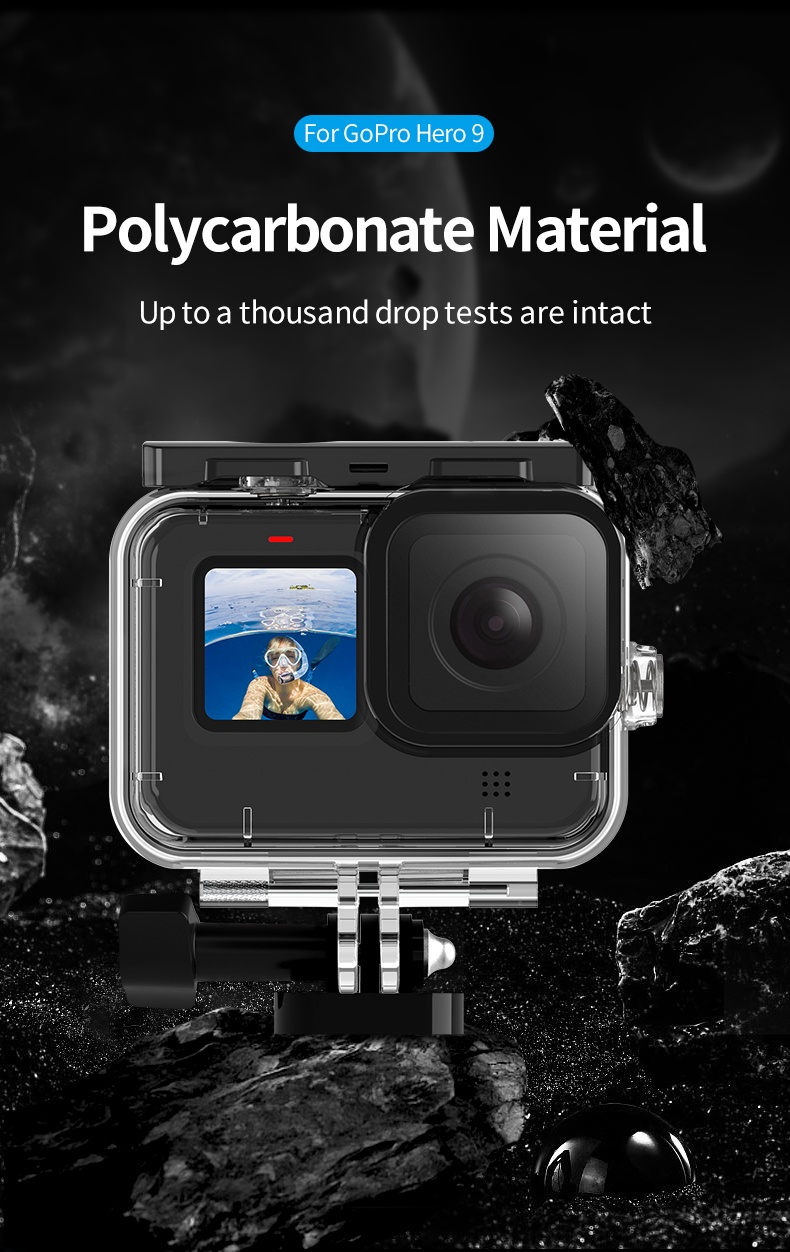TELESIN GP-WTP-901 Waterproof Dive Case for GoPro Hero 9 india tiyana 11