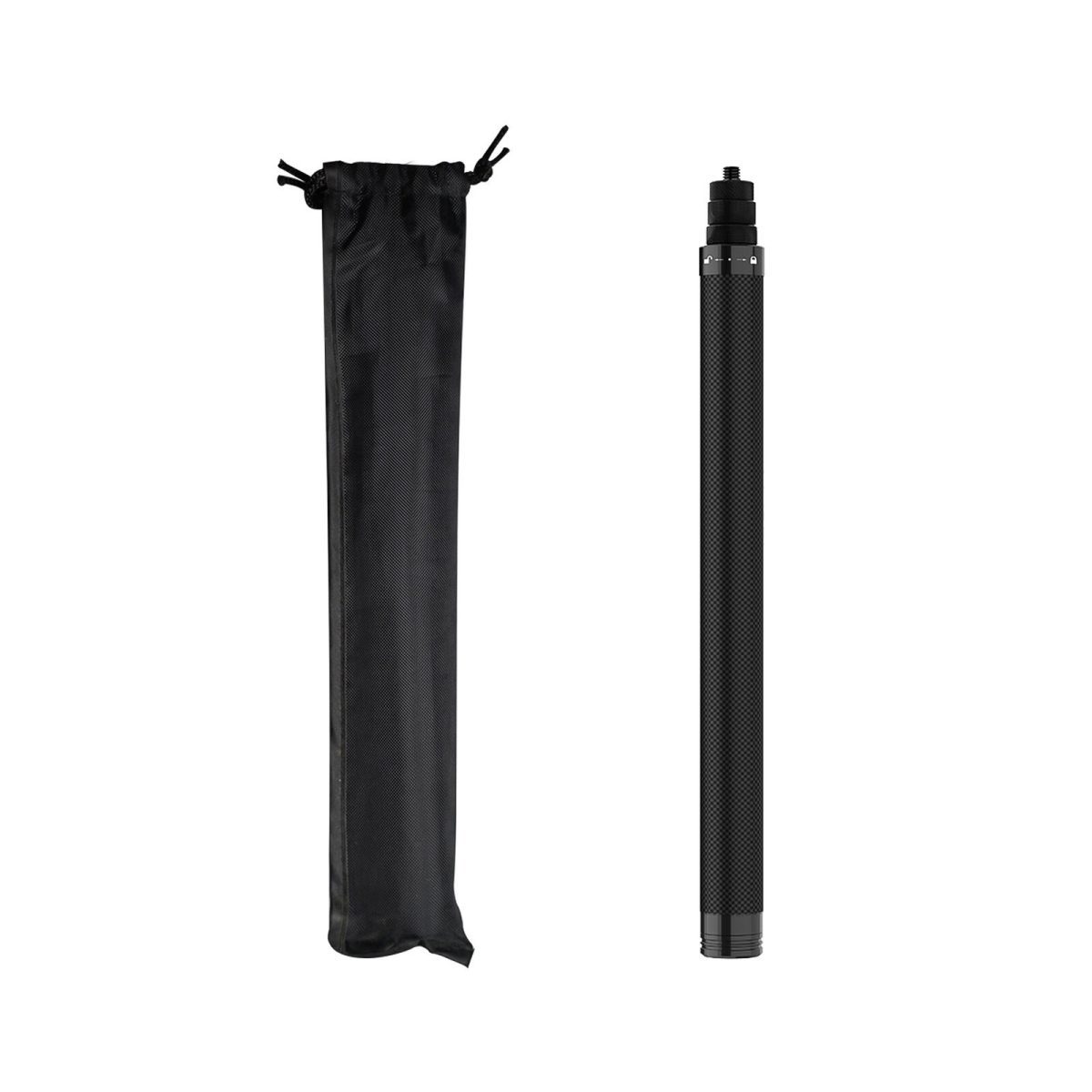 TELESIN TE-MNP-117 1.16M Carbon Fiber Adjustable Selfie Stick india tiyana 9