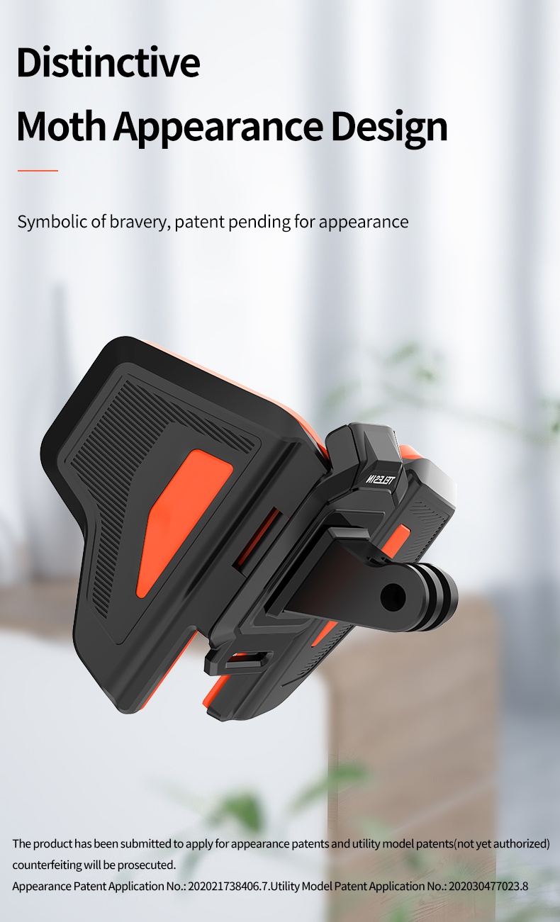 TELESIN GP-HBM-MT2 Motorcycle Helmet Foldable Front Chin Mount india tiyana 12