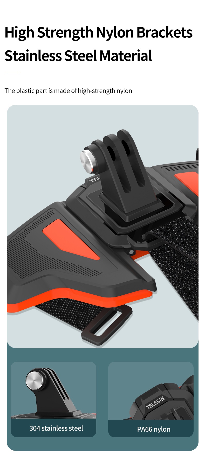 TELESIN GP-HBM-MT2 Motorcycle Helmet Foldable Front Chin Mount india tiyana 19
