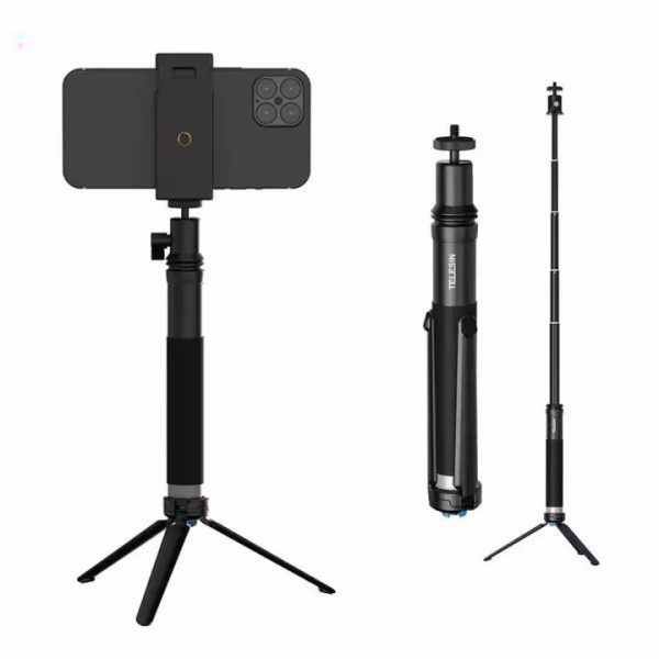 TELESIN GP-MNP-093-H 0.9m Aluminum Alloy Selfie Stick