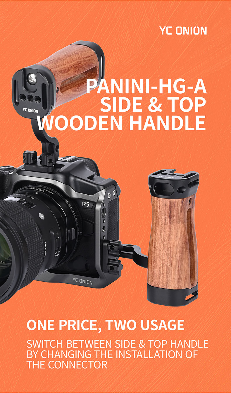 YC Onion Panini Wooden Side/Top Handle