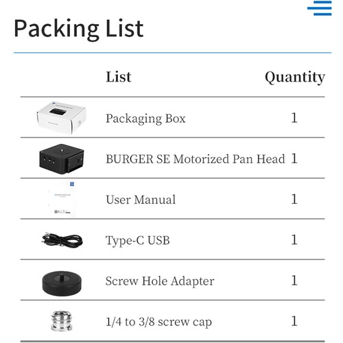 YC Onion Burger SE Electric Panoramic Tripod Head Pan Tilt Head Motorized APP Control for Time-lapse Video Phone Camera shooting