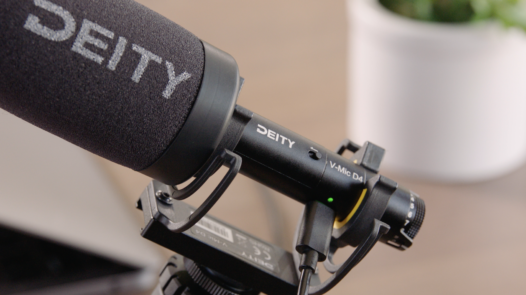 Deity Microphones V-Mic D4 Hybrid AnalogUSB Camera-Mount Shotgun Microphone-DEITY D4-INDIA-TIYANA