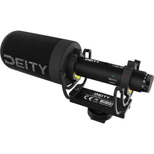 Deity Microphones V-Mic D4 Hybrid AnalogUSB Camera-Mount Shotgun Microphone-INDIA-TIYANA