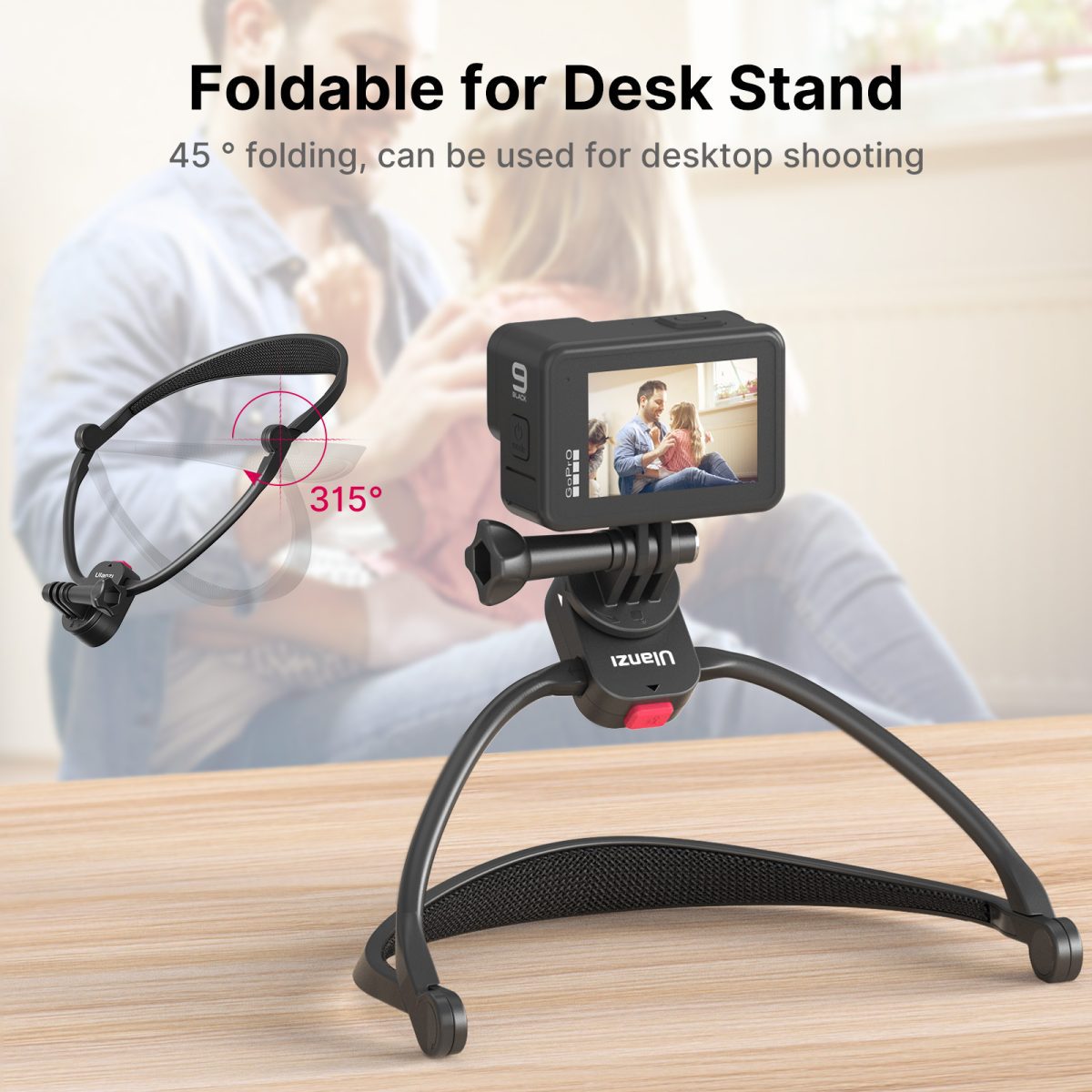 Ulanzi Go-Quick II Neck Holder for Action Camera-India-tiyana