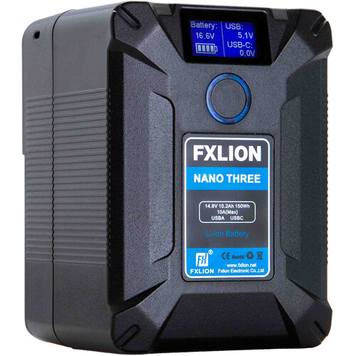 Fxlion Nano THREE Ultracompact V-Mount Battery (150Wh)-India-Tiyana