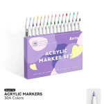 Arrtx 30 Colors Acrylic Paint Pens 30A Acrylic Markers-India-Tiyana