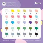 Arrtx 30 Colors Acrylic Paint Pens 30A Acrylic Markers-India-Tiyana